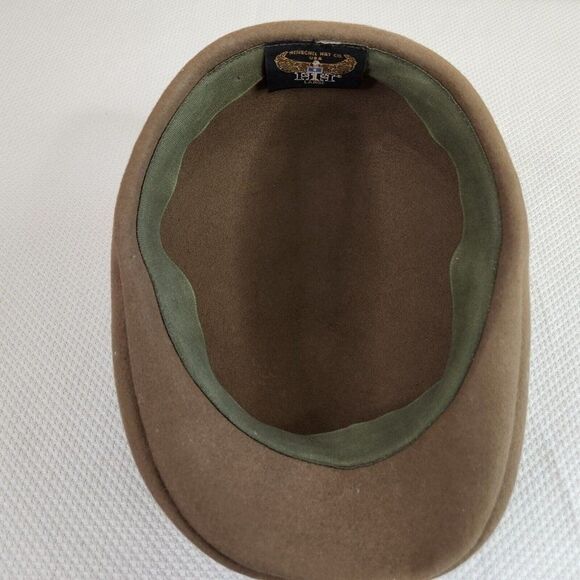 Vintage Henschel Hat H1H Cabby Cap Mens Driver Cabbie Newsboy Brown Large - Picture 5 of 6